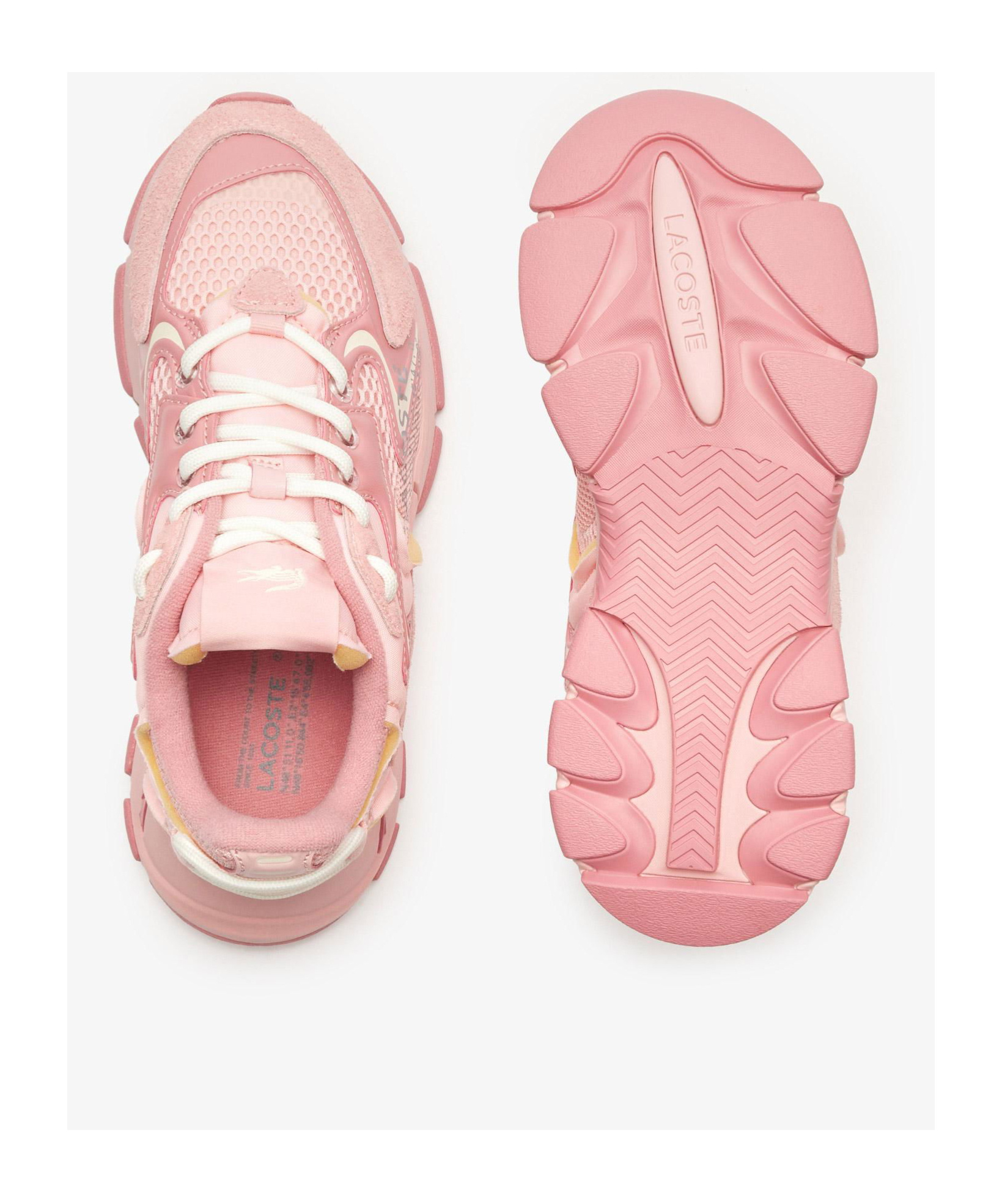 Lacoste Round-head Sneakers In Pink