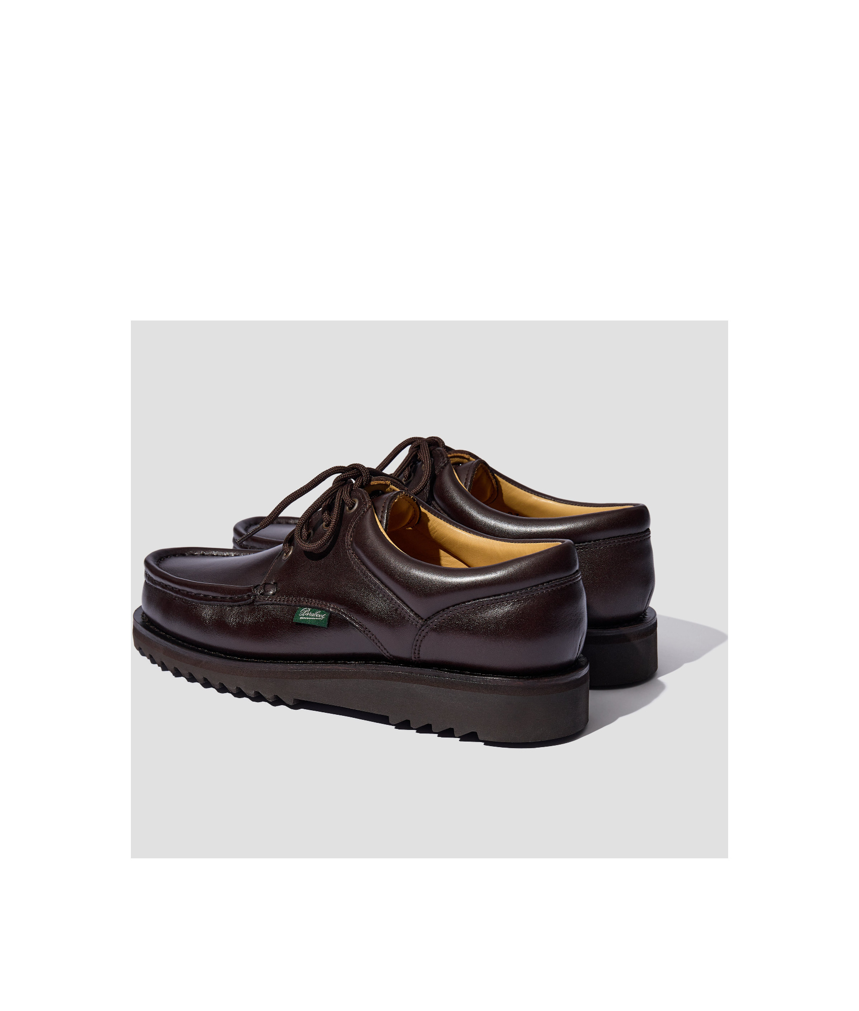 Paraboot Round-head Casual Shoes In Black