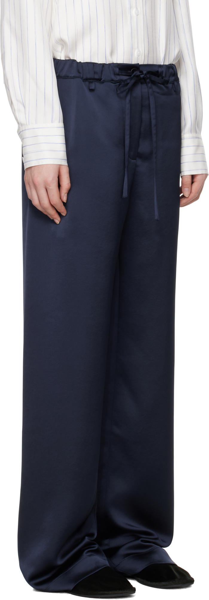 Proenza Schouler White Label Magnus Trousers In Black