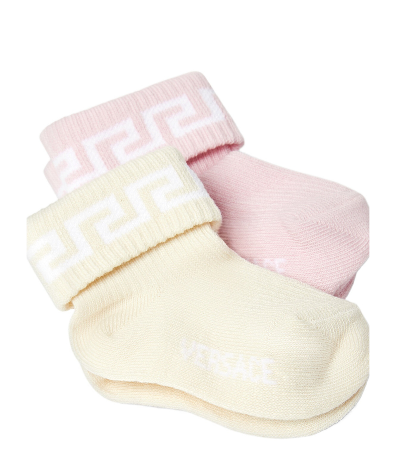 VERSACE GRECA SOCKS 2 PAIRS 