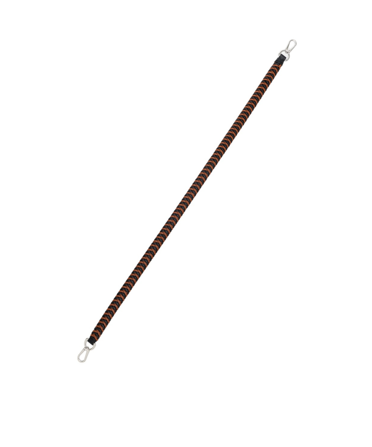 Loewe Woven Strap In Leather In Brown