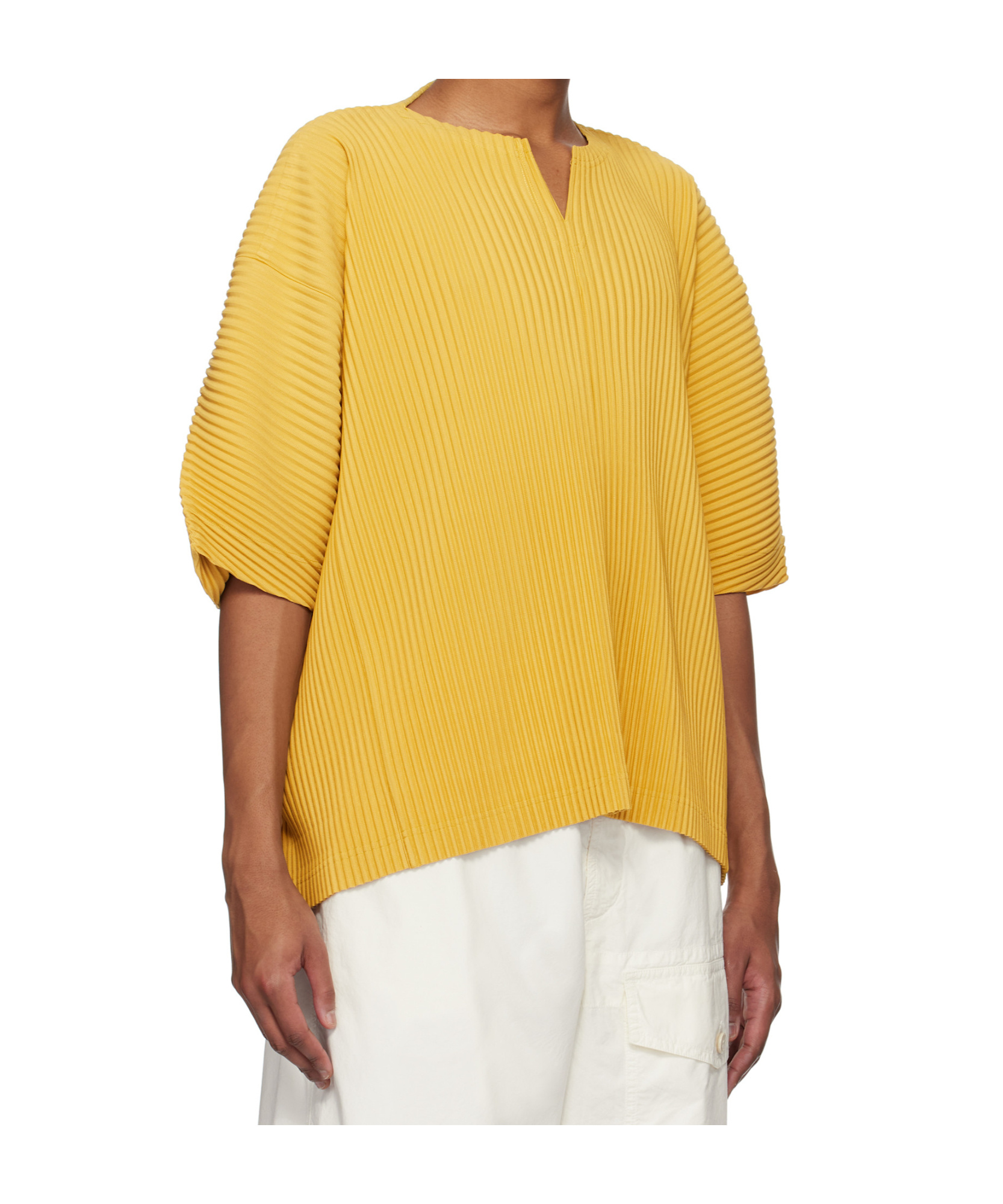 Issey Miyake Yellow Kite T-shirt In Yellow
