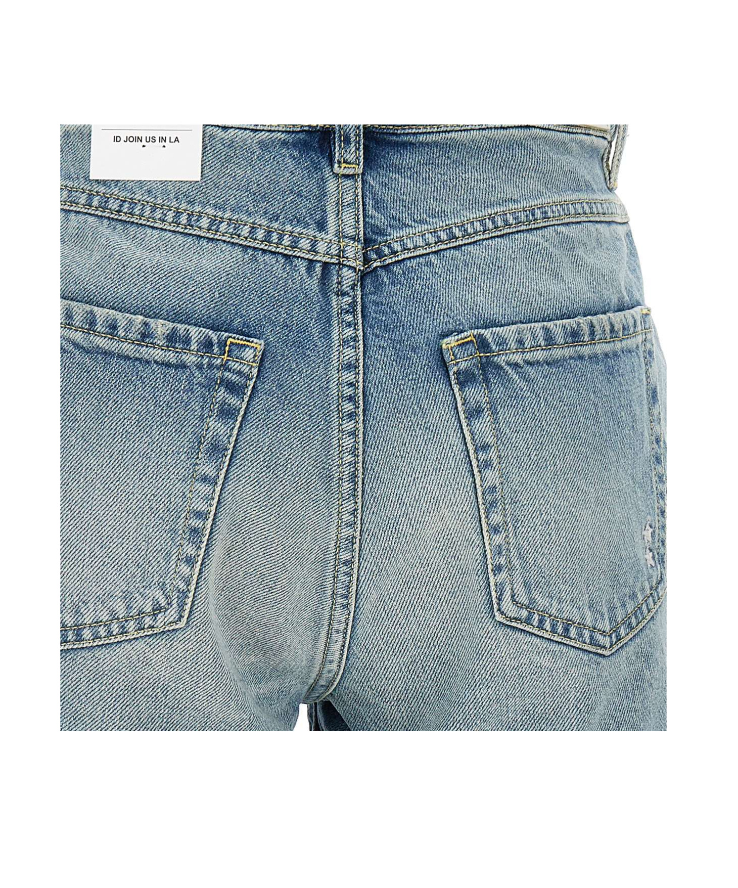 ICON DENIM DENIM SHORTS WITH BELT LOOPS 