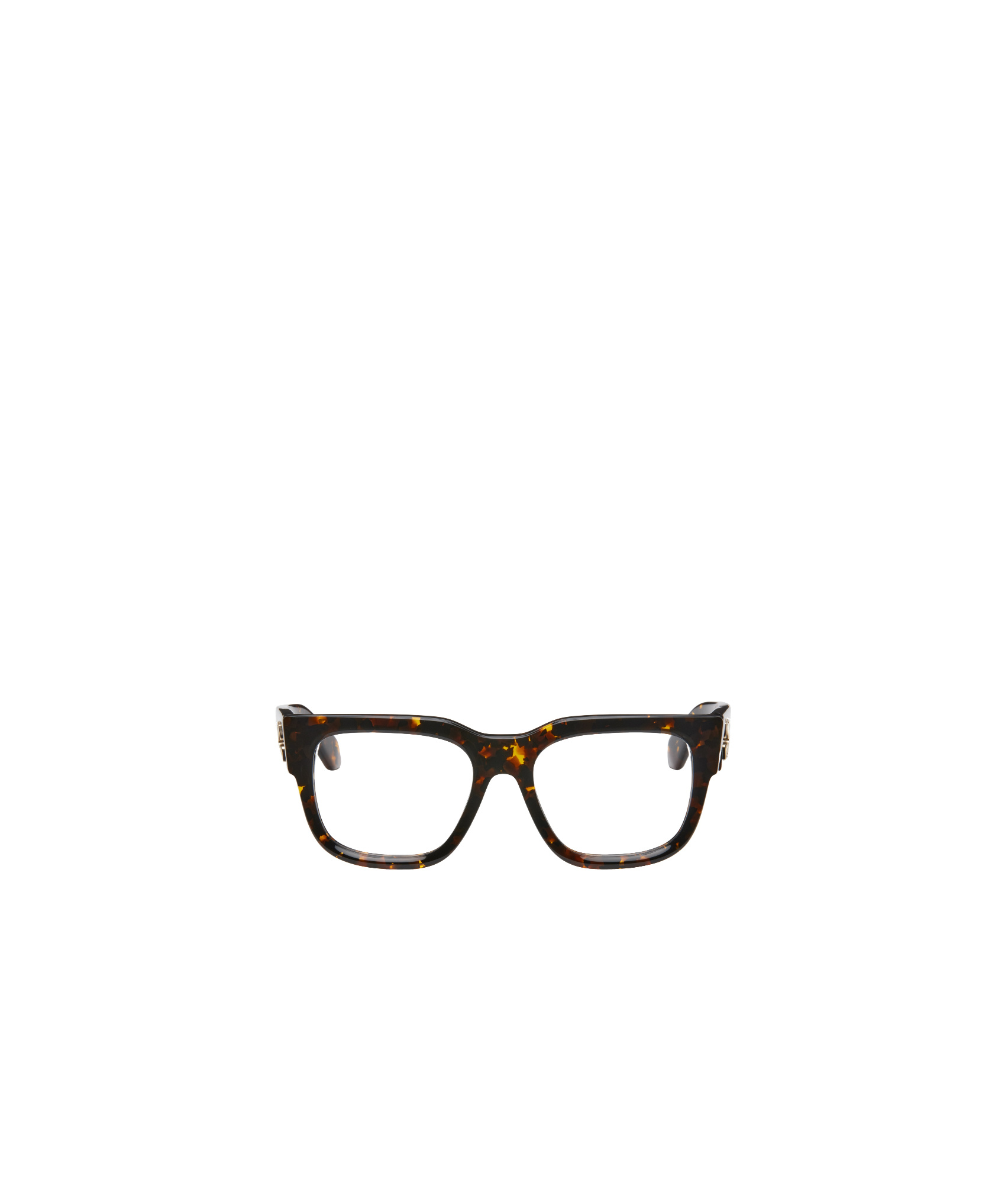 Off-white Rectangular Flat Mirror In Black