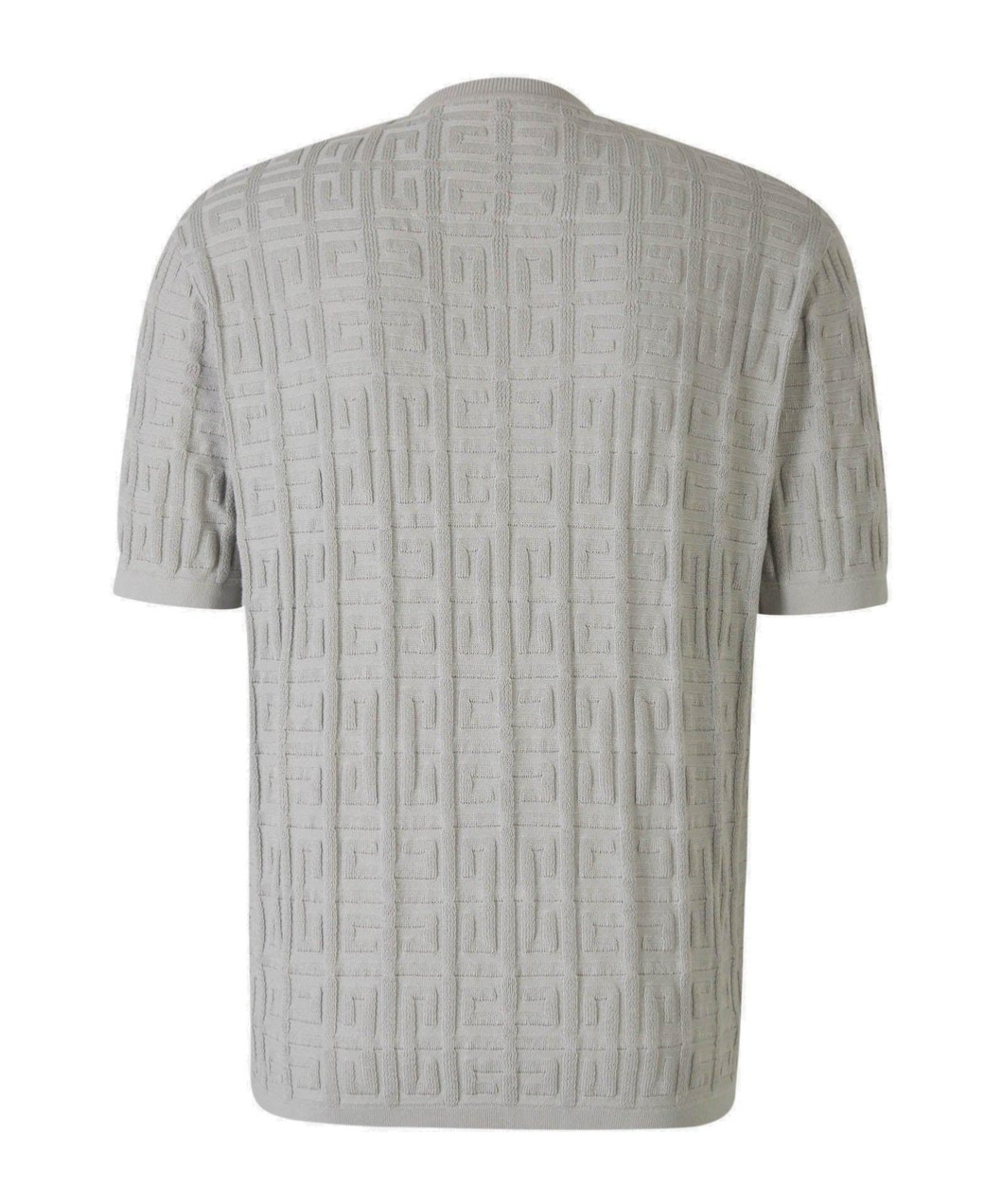 Givenchy Logo Knit Sweater In Gray