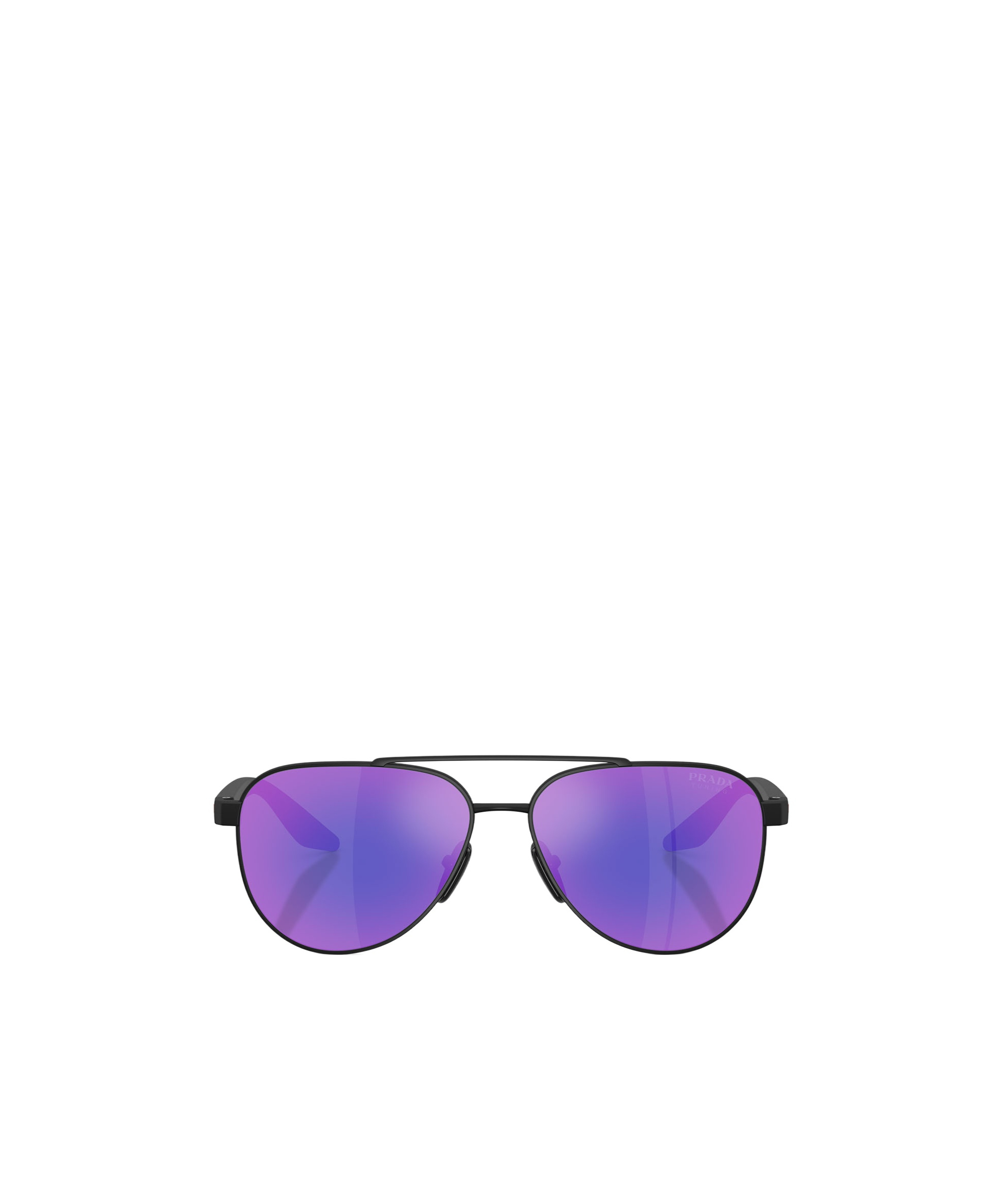 Prada Linea Rossa 58mm Pilot Sunglasses In Purple