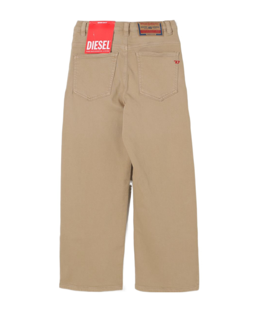 Diesel Belt Loops Slacks In Nude