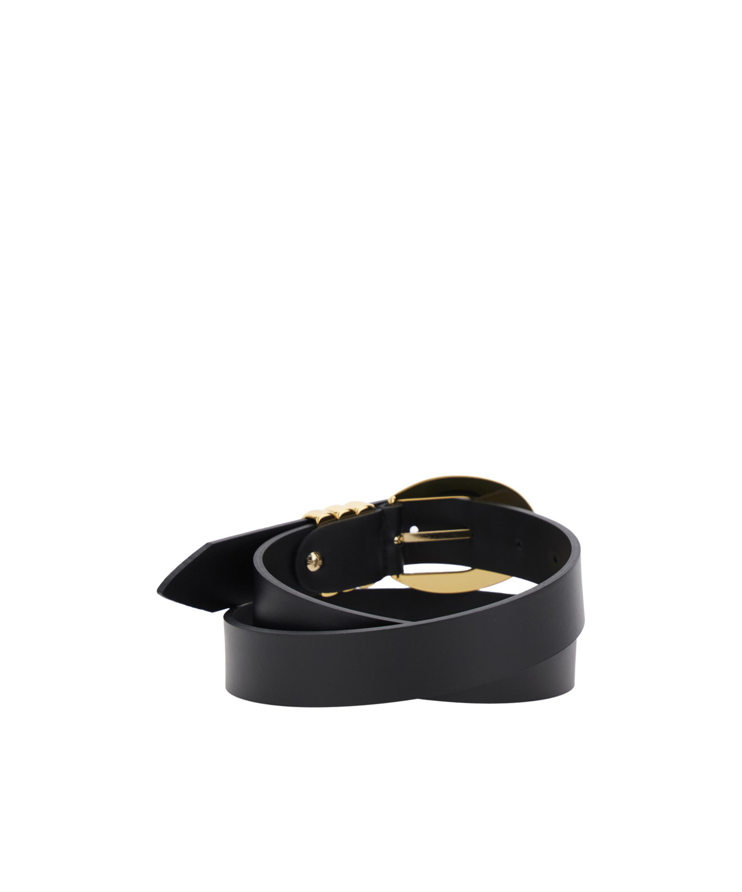 Federica Tosi 'emily' Black Belt With Adjustable Buckle Closure
