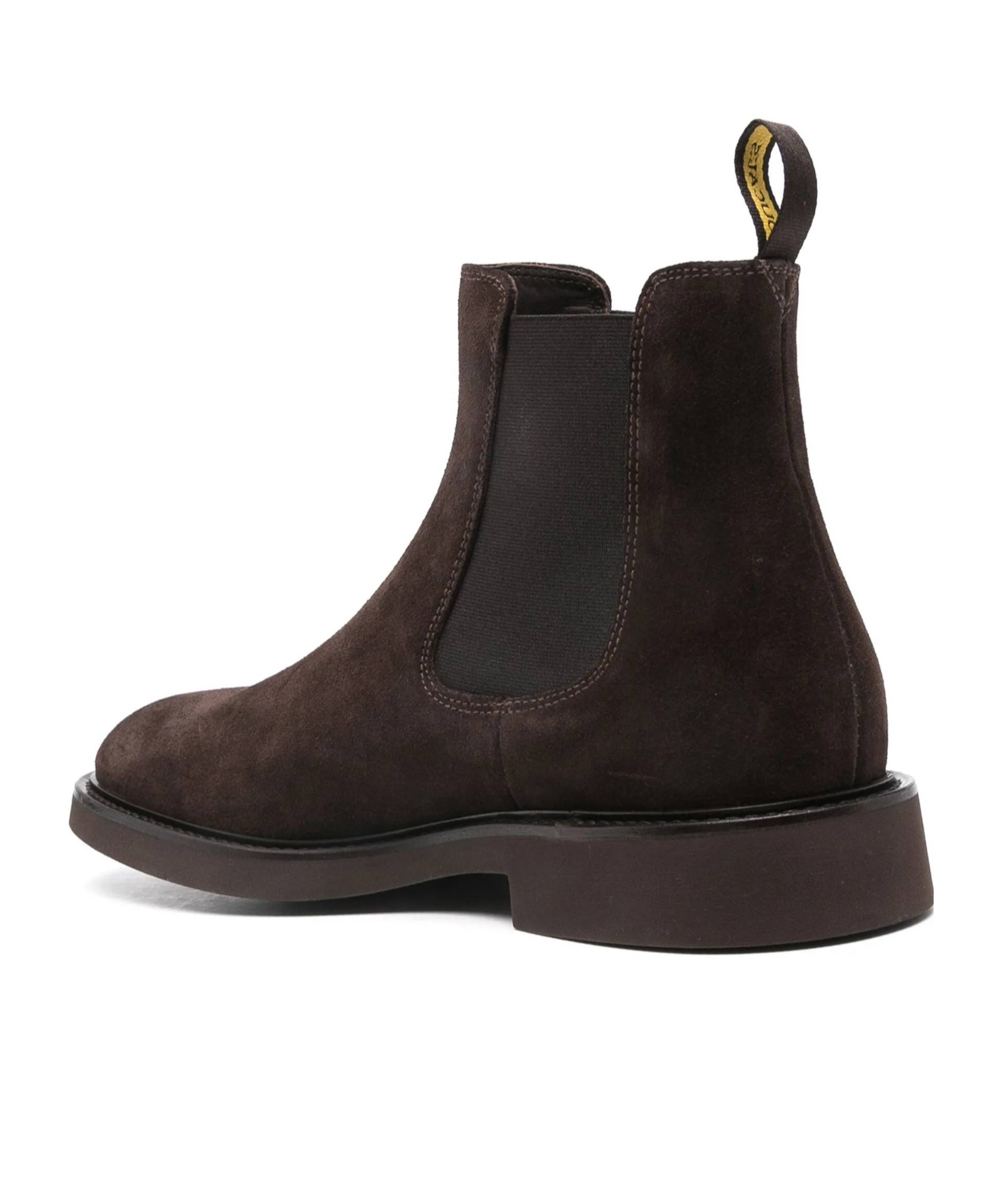 Doucal's Man Ankle Boots Dark Brown Size 8.5 Leather In Black