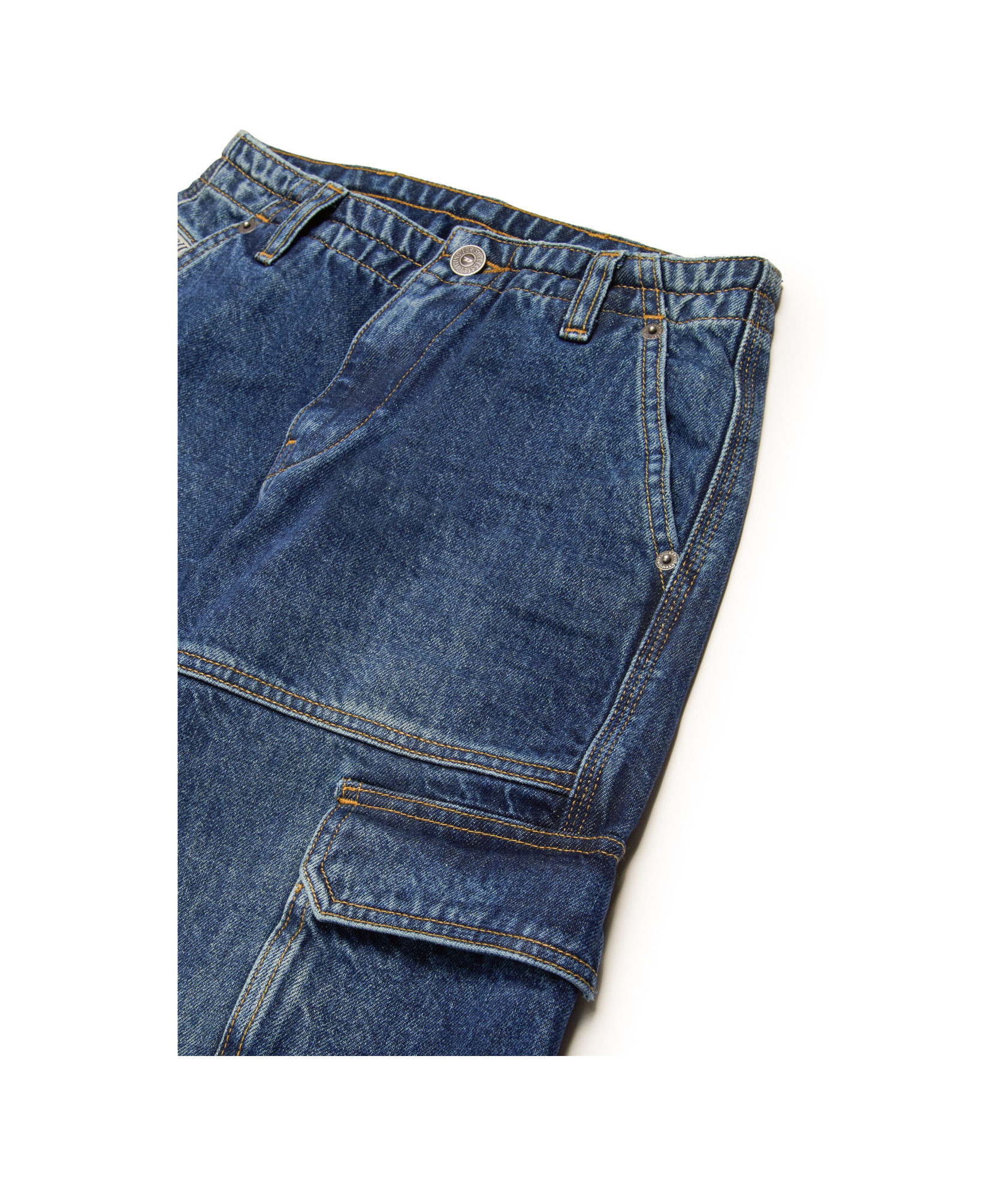Diesel Dark Faded Straight Jeans In Blue