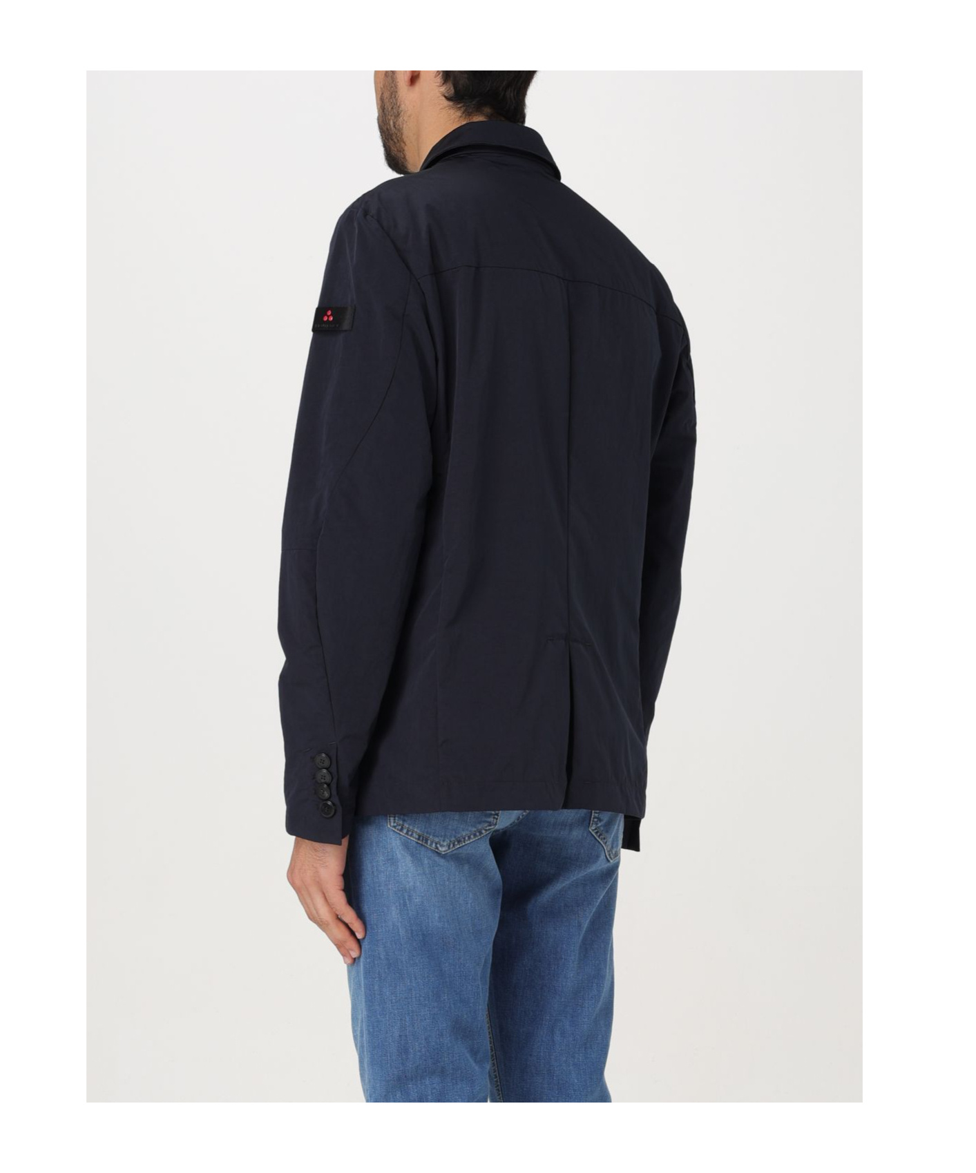 Peuterey Logo-appliqué Shell Jacket In Black