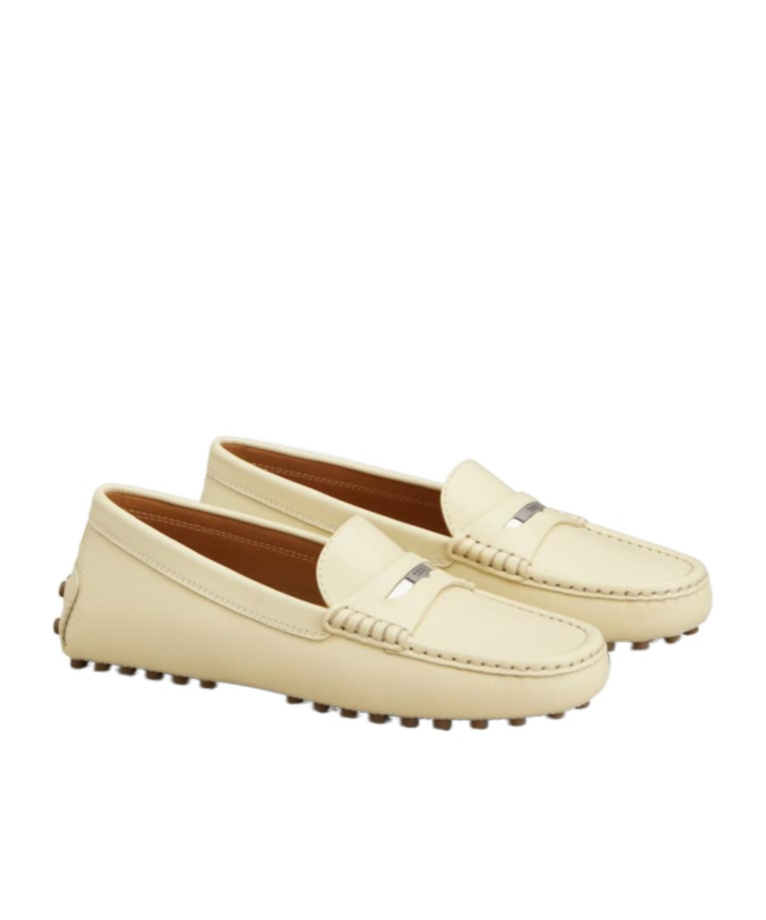 Tod's Gommino Driving Shoes In Yellow