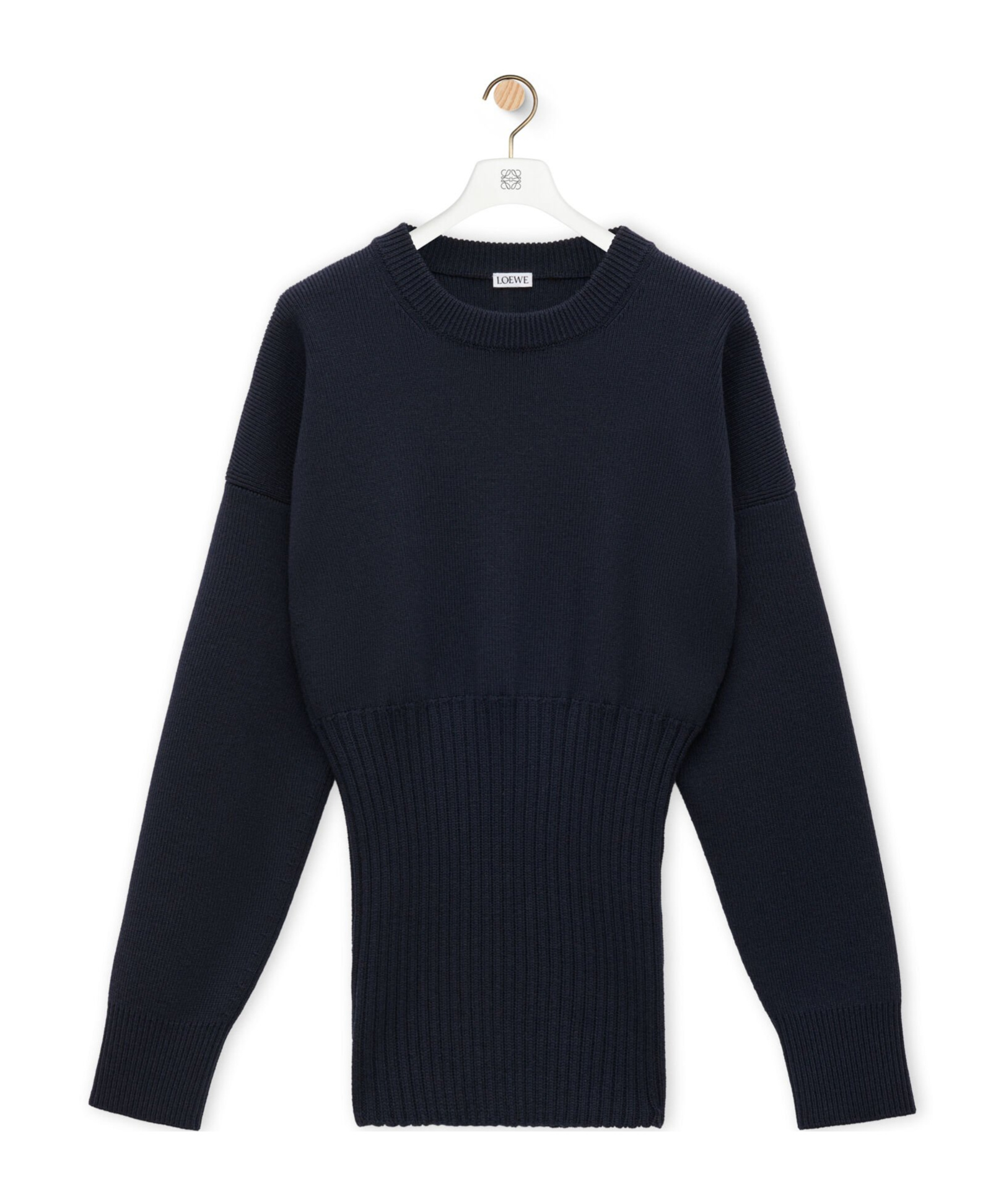 LOEWE LOEWE DROPPED SHOULDER KNITTED JUMPER