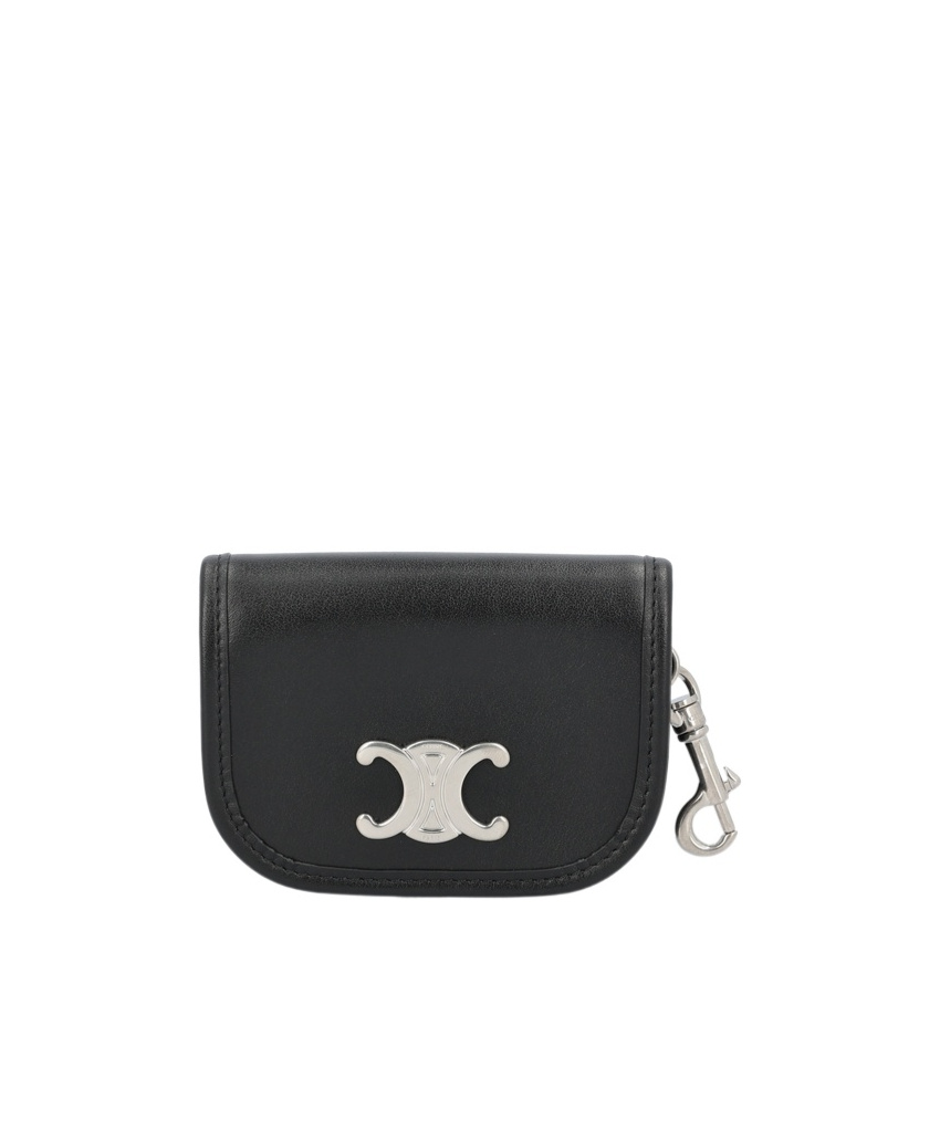 Celine Nano Besace Triomphe Key Hold In Black