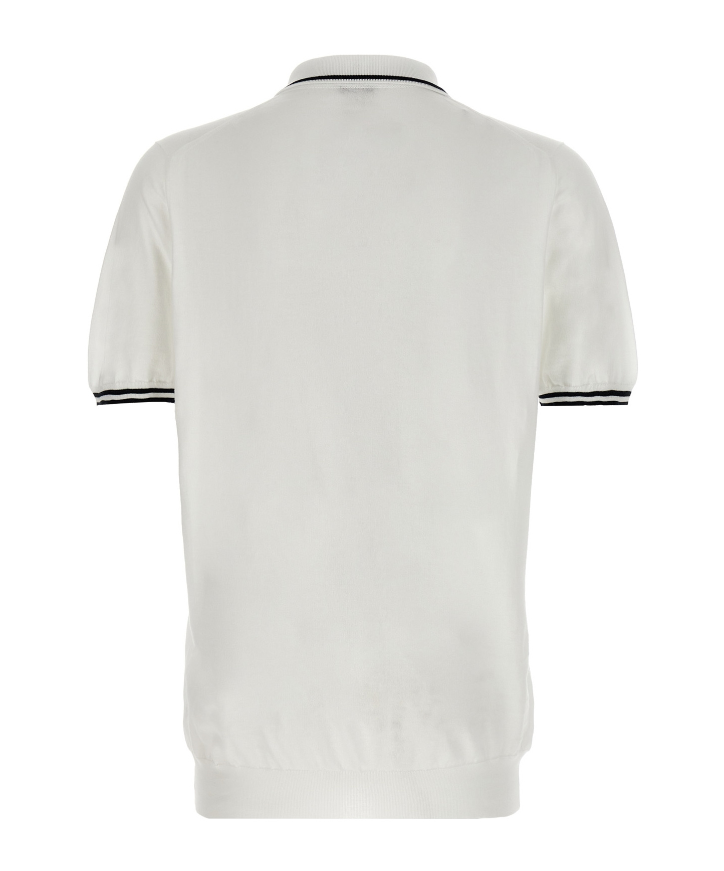 Shop Kiton Ciro Polo Shirt In White