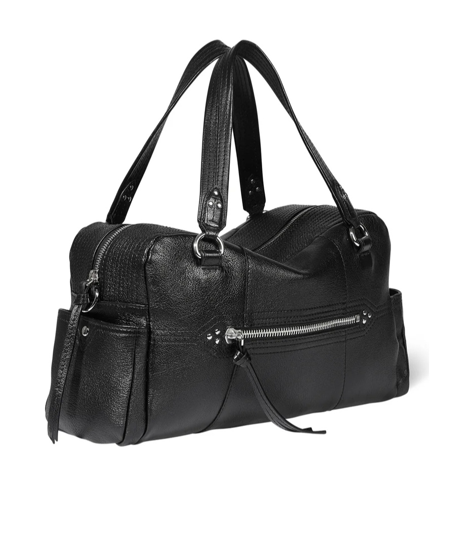 Jérôme Dreyfuss Double Handle Shoulder Bag In Black