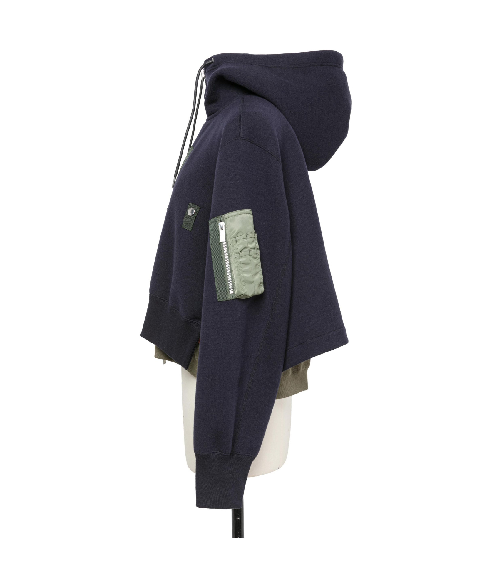 SACAI PANELLED COLOUR-BLOCK JACKET
