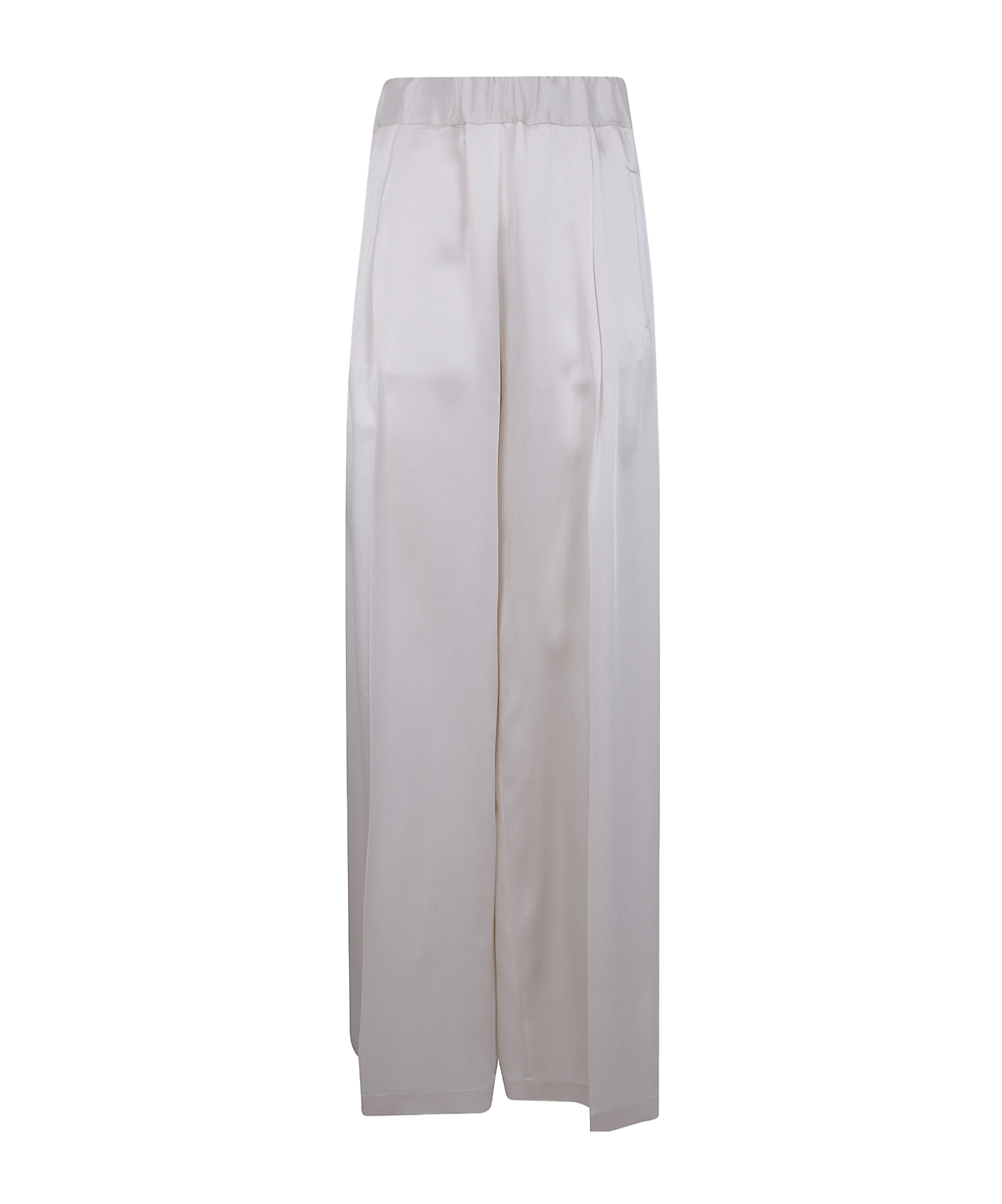 Semicouture Pleated Detail Track Pants In Gray