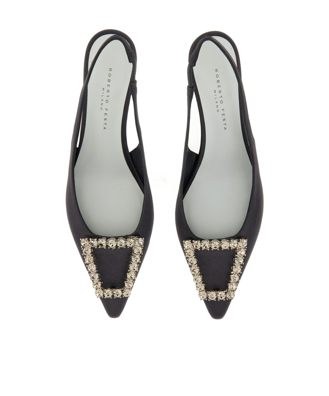 Shop Roberto Festa Pointed High-heeled Sandals In Black