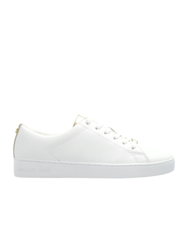 Shop Michael Michael Kors Keaton Two-tone Sneakers In White