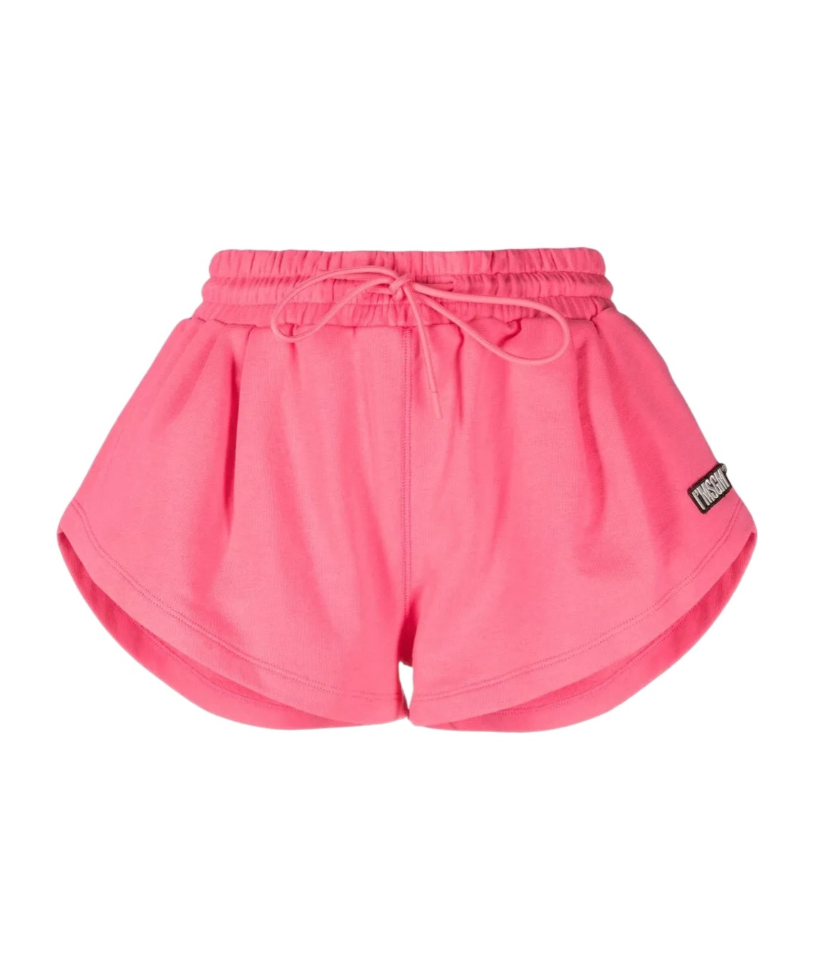 Msgm Logo Patch Drawstring Sweatshorts In Pink