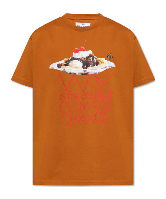 Vivienne Westwood Short-sleeved T-shirt In Orange