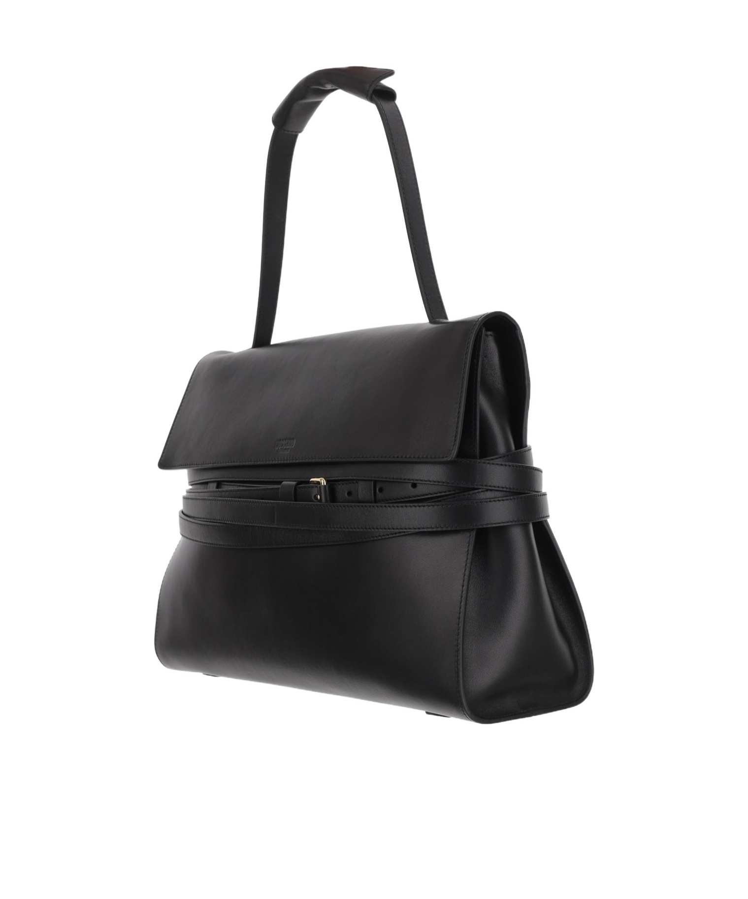 Moschino Tie Me Bag In Black