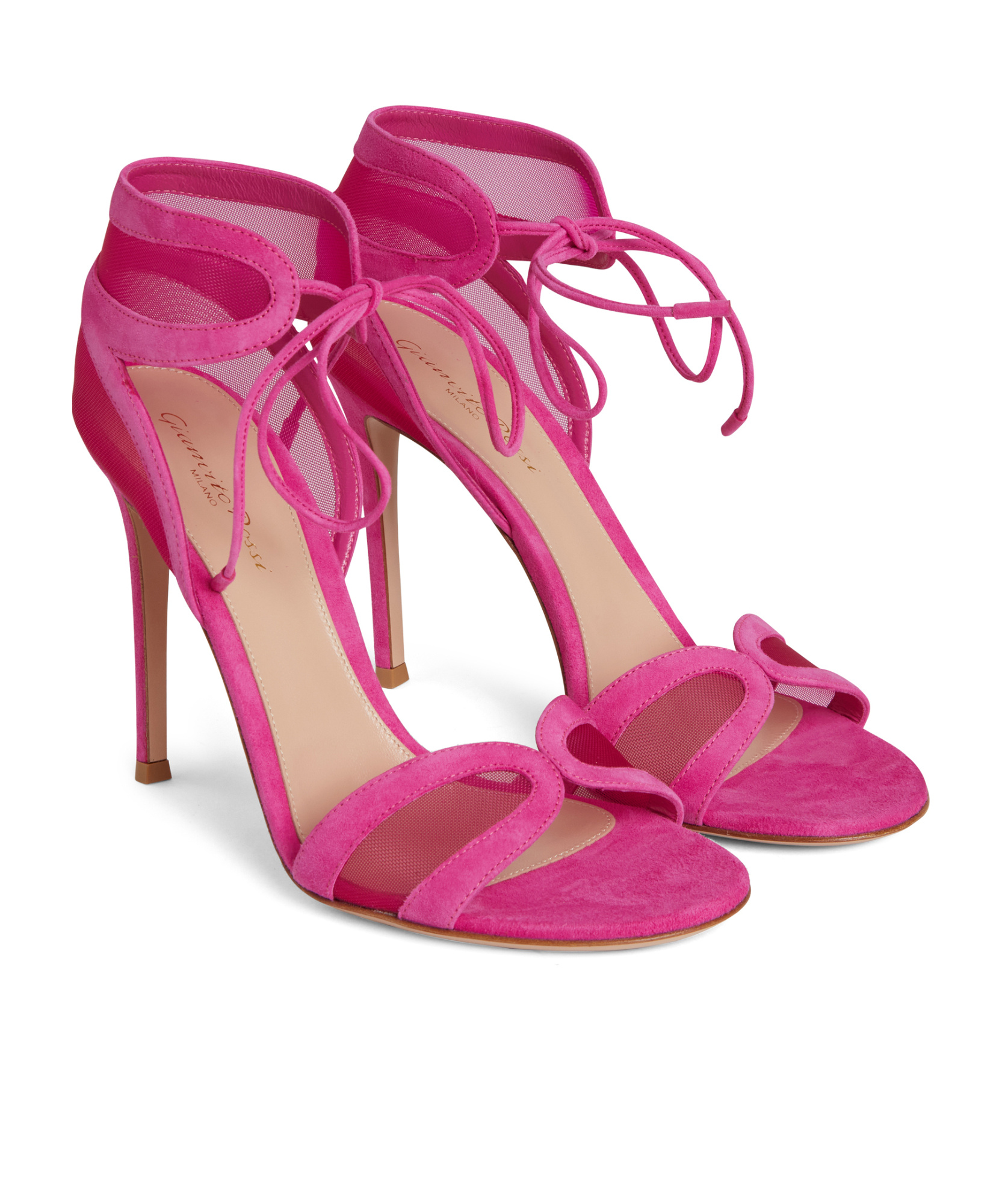 Gianvito Rossi Montecarlo Sandals In Bright Pink