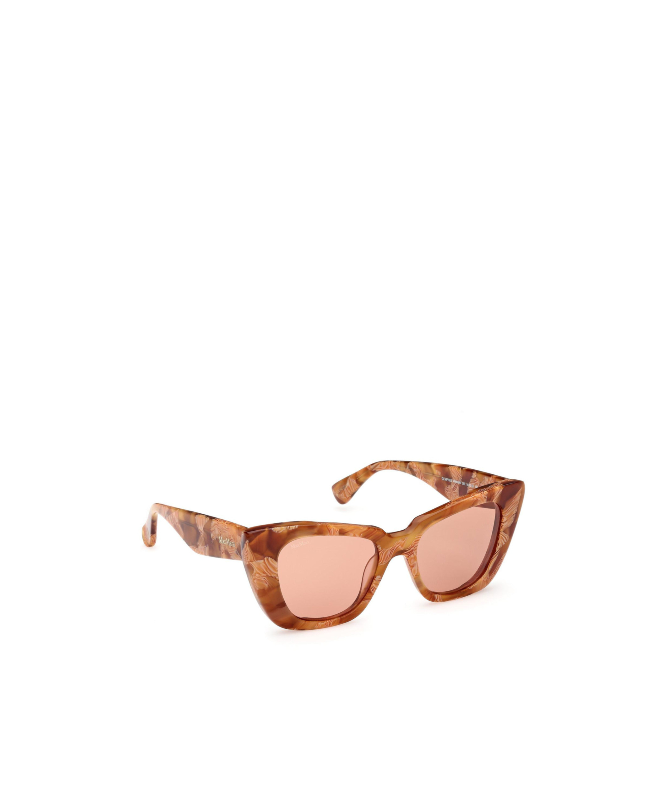Max Mara Logo Sunglasses In Pink
