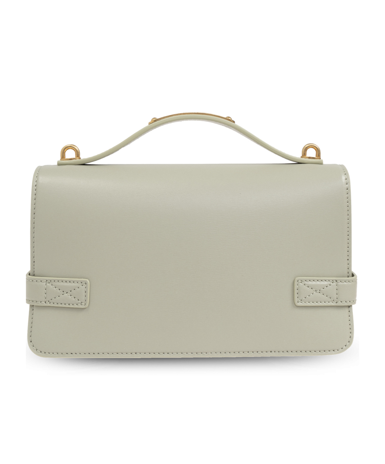Balmain B-buzz Mini Shoulder Handbag In Nude