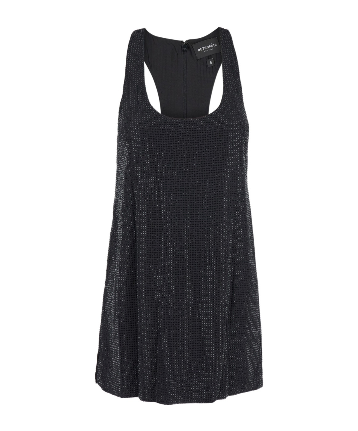 Retroféte Black Maves Mini Dress
