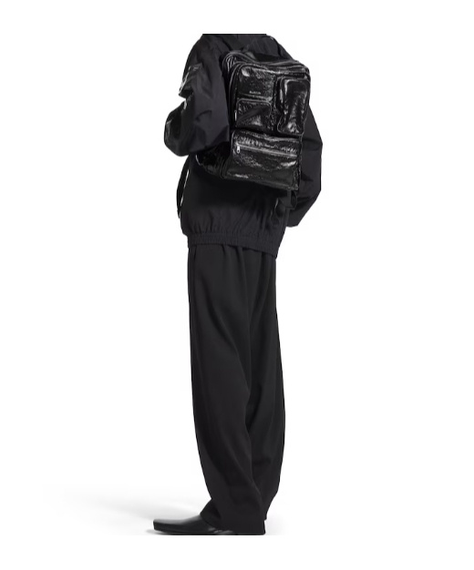 Balenciaga Versatile Urban Backpack Featuring Multiple Options In Black