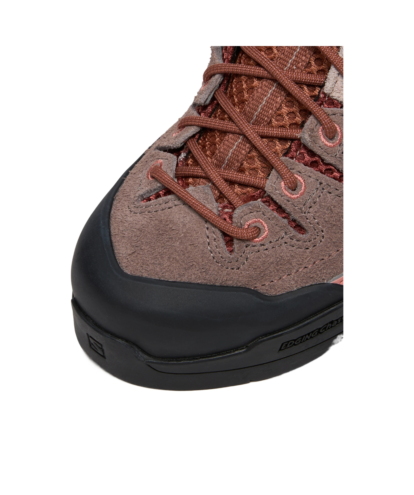 Salomon X-alp Rubber And Mesh-trimmed Suede Sneakers In Pink