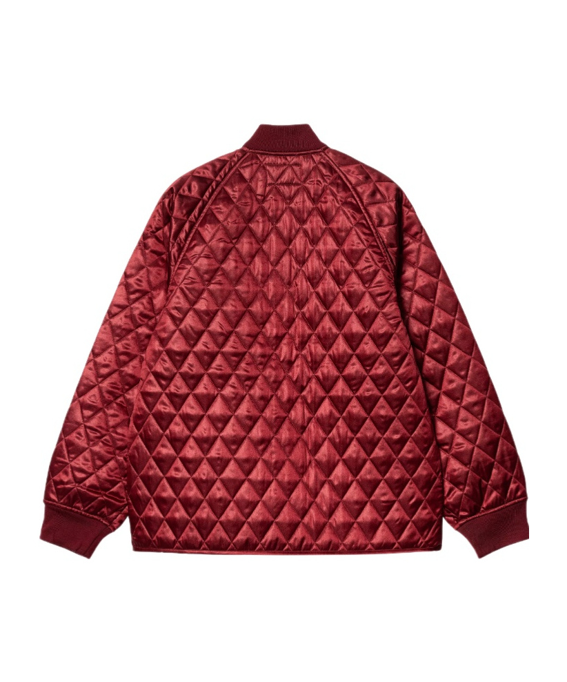 Carhartt Embroidered-logo Jacket In Red