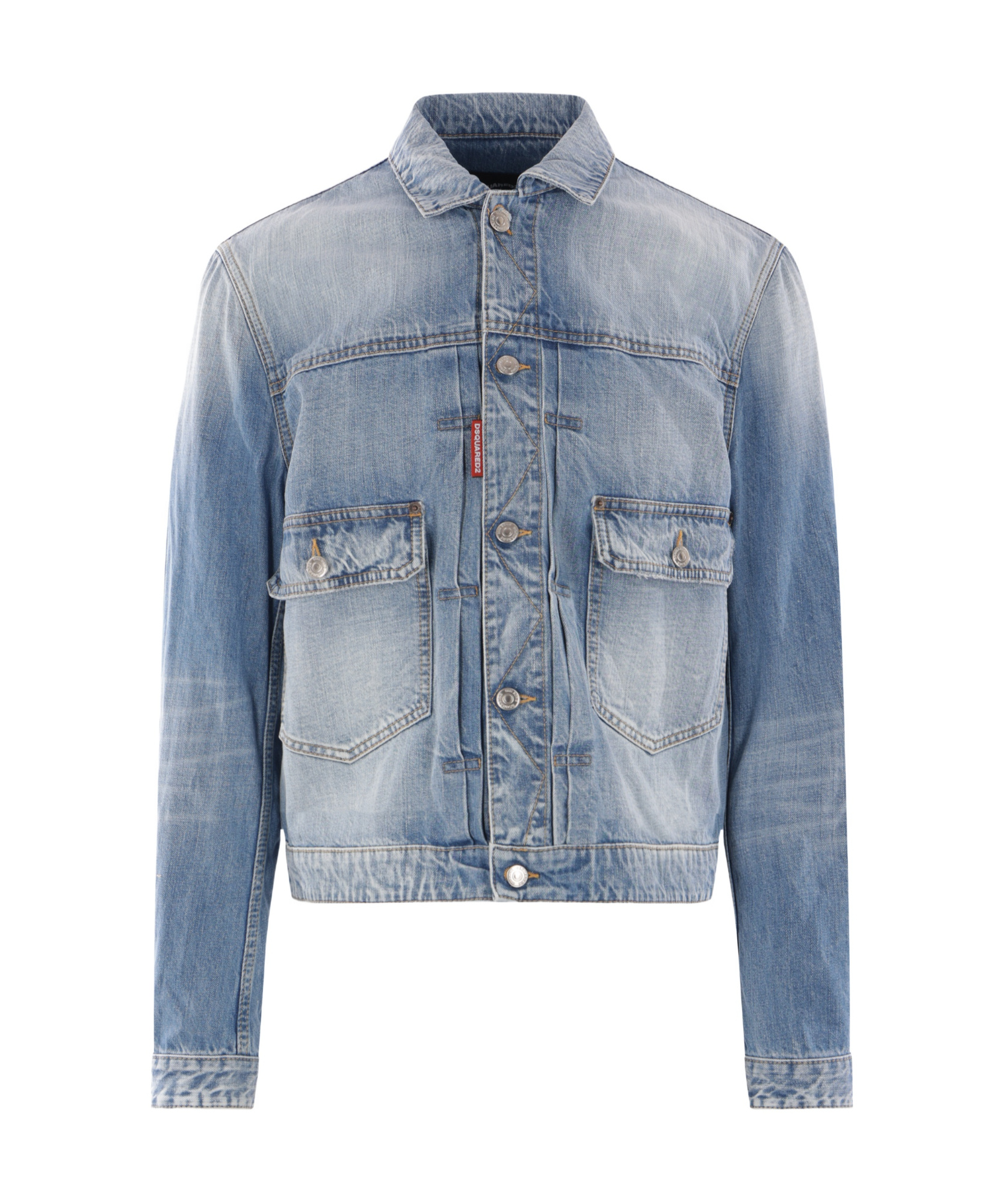 Dsquared2 Men's Cotton Clothing Jackets In Gray