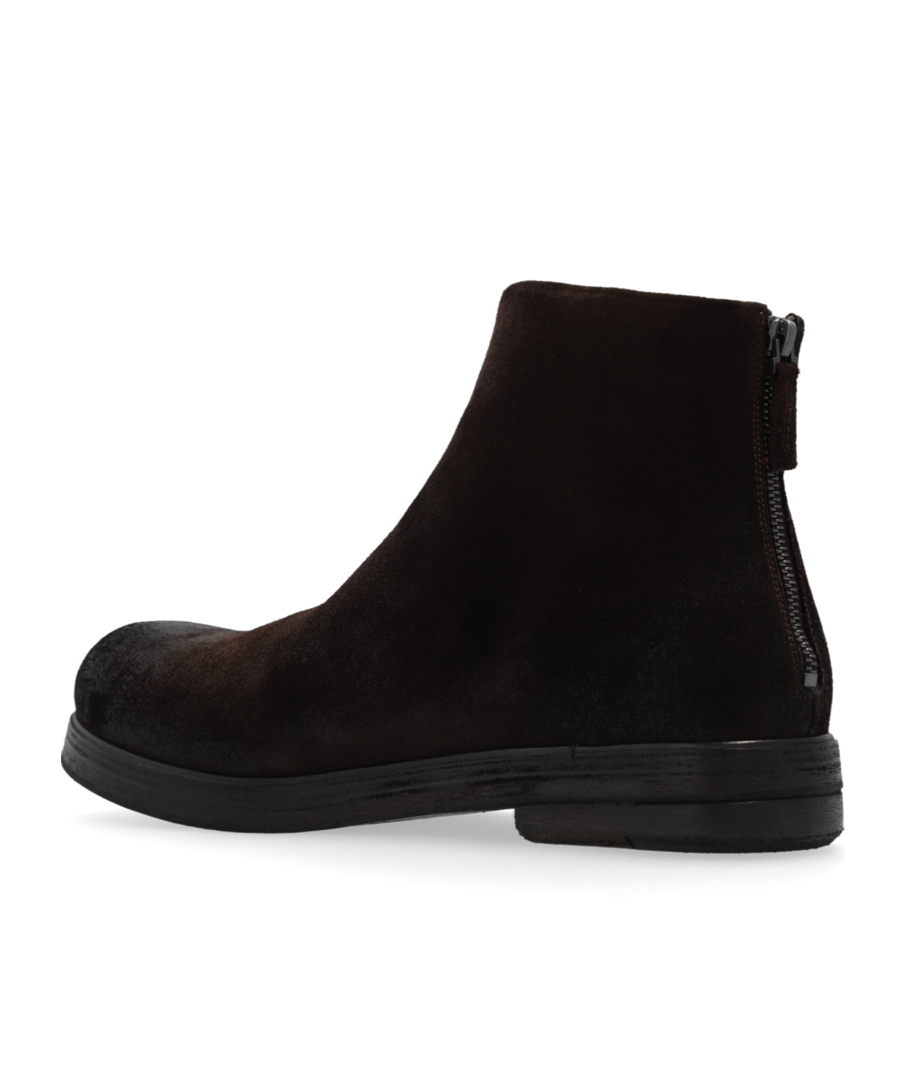 Marsèll Round-headed Boots In Black