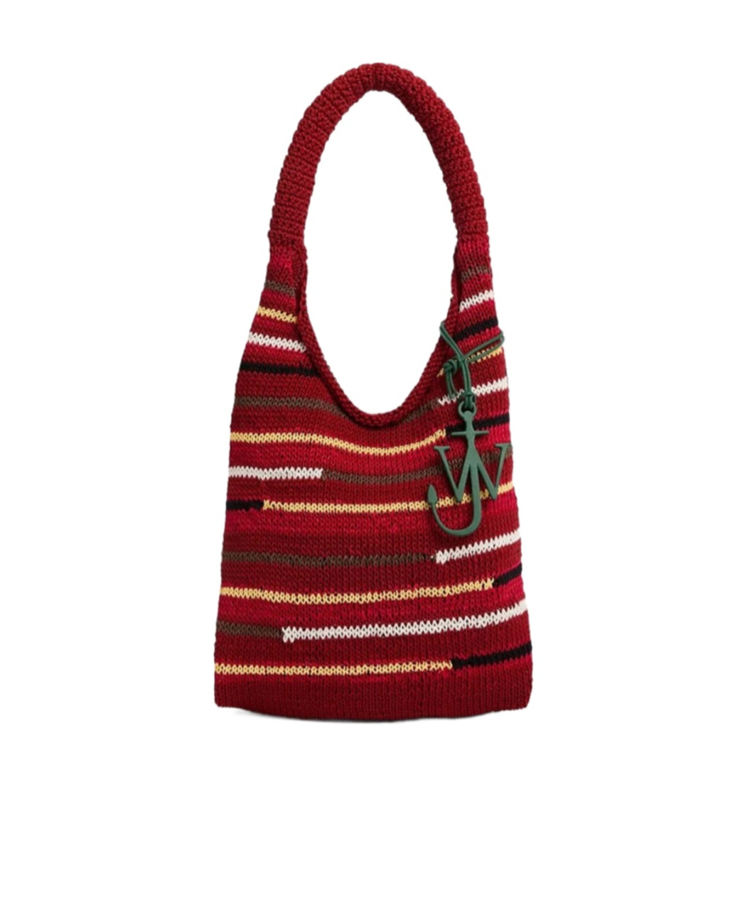 Jw Anderson Knitted Hobo Bag In Red
