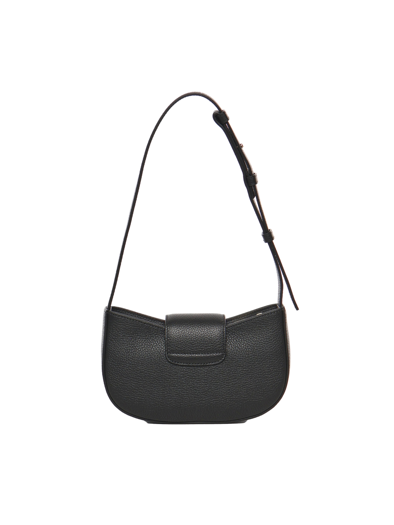 Ferragamo Gabry Black Calf Leather Shoulder Bag