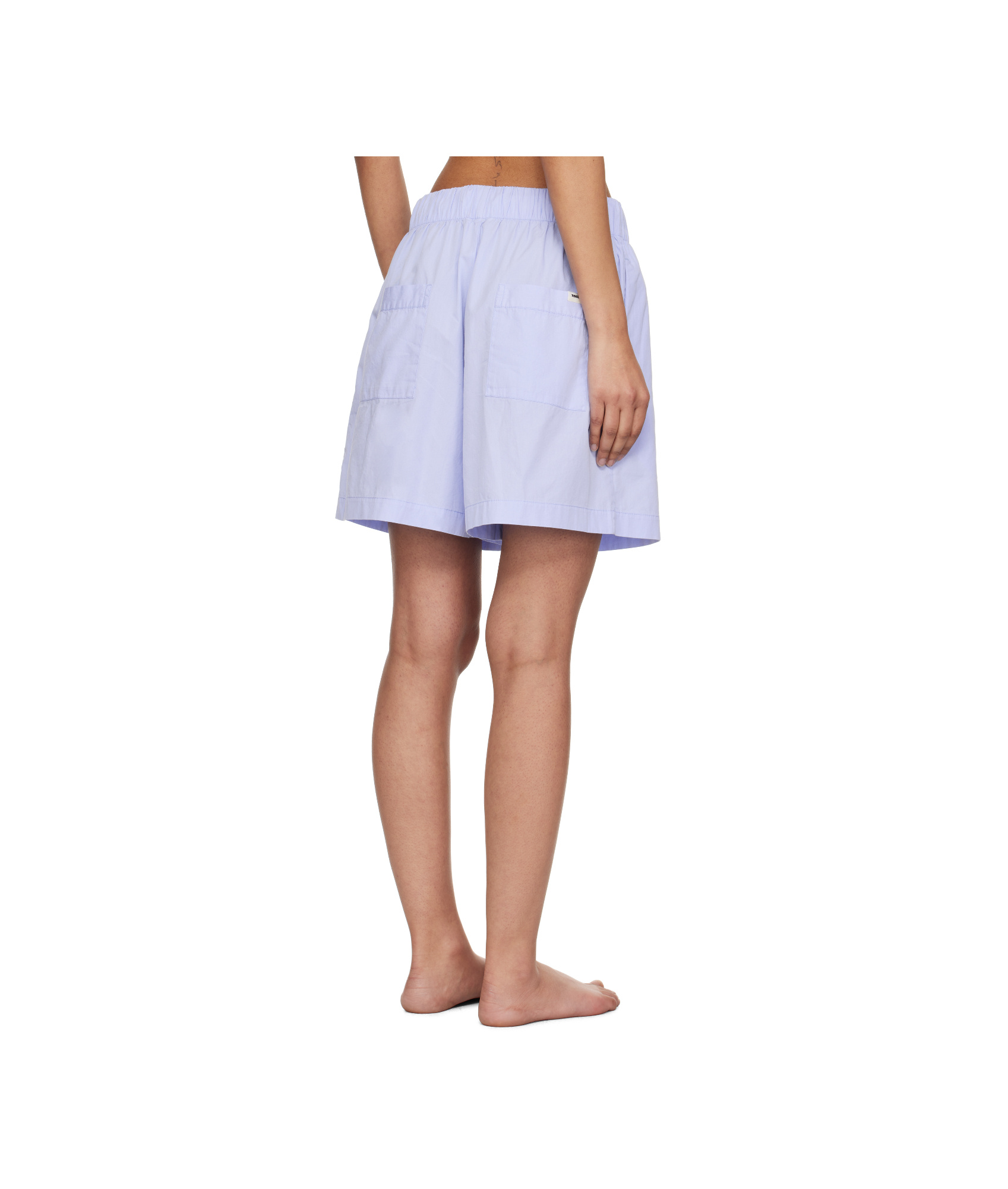 Tekla Drawstring Pajama Pants In Blue
