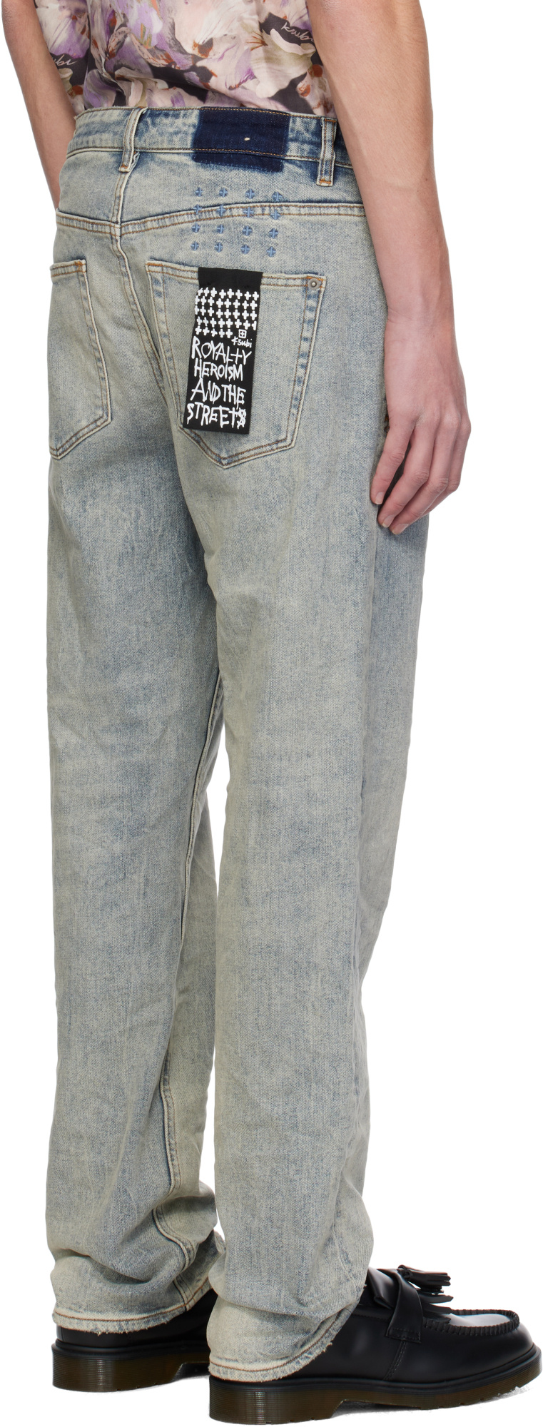 KSUBI BLUE HAZLOW STAIRWAY JEANS 
