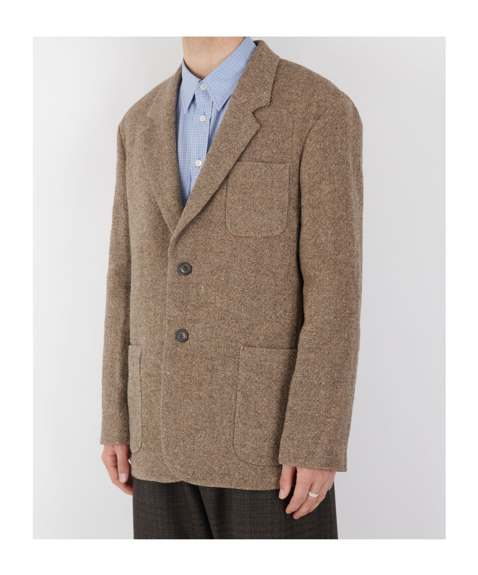 Our Legacy Long-sleeved Suit Jacket In Brown