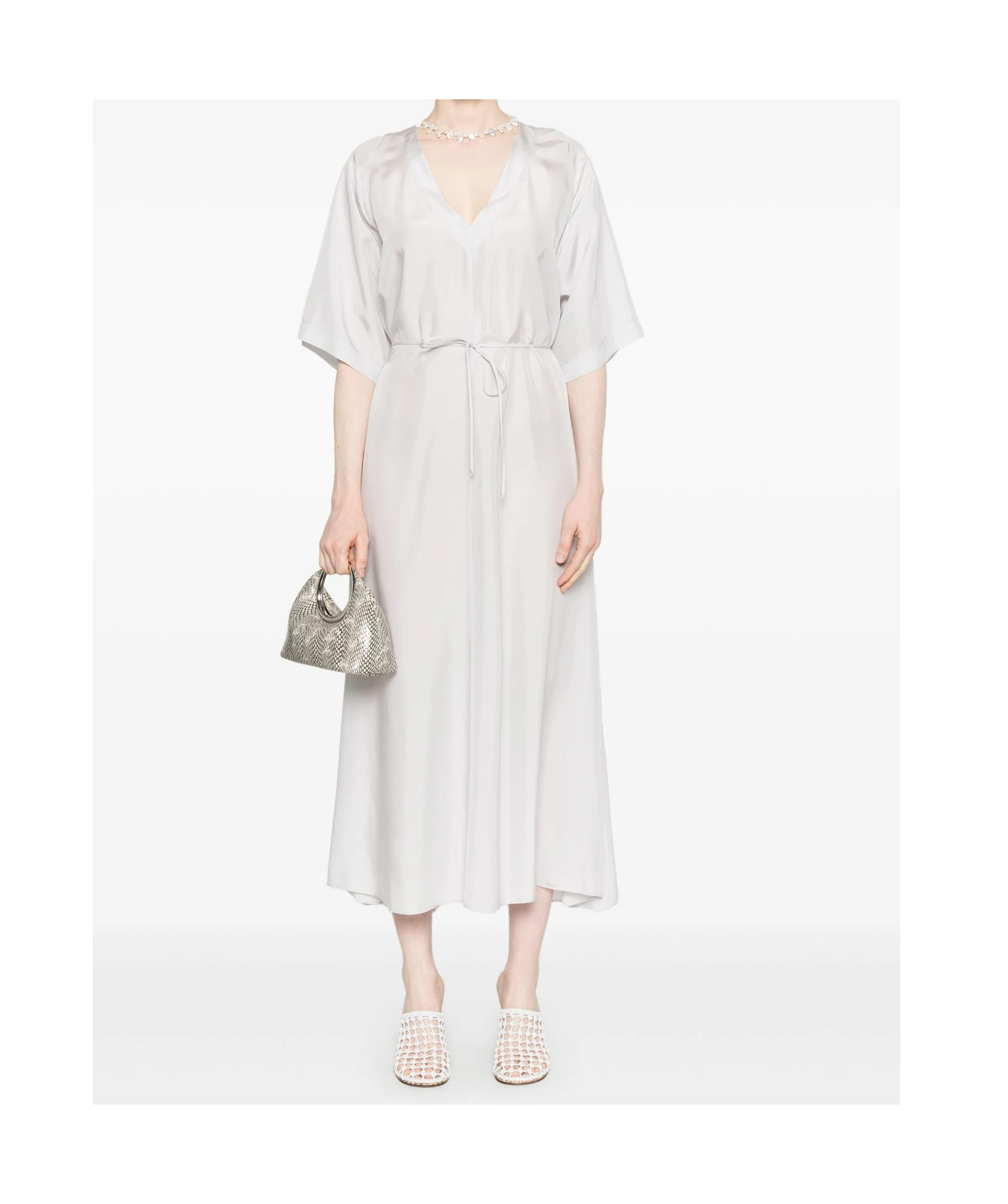 Shop Forte Forte Habotal Silk Maxi Dress