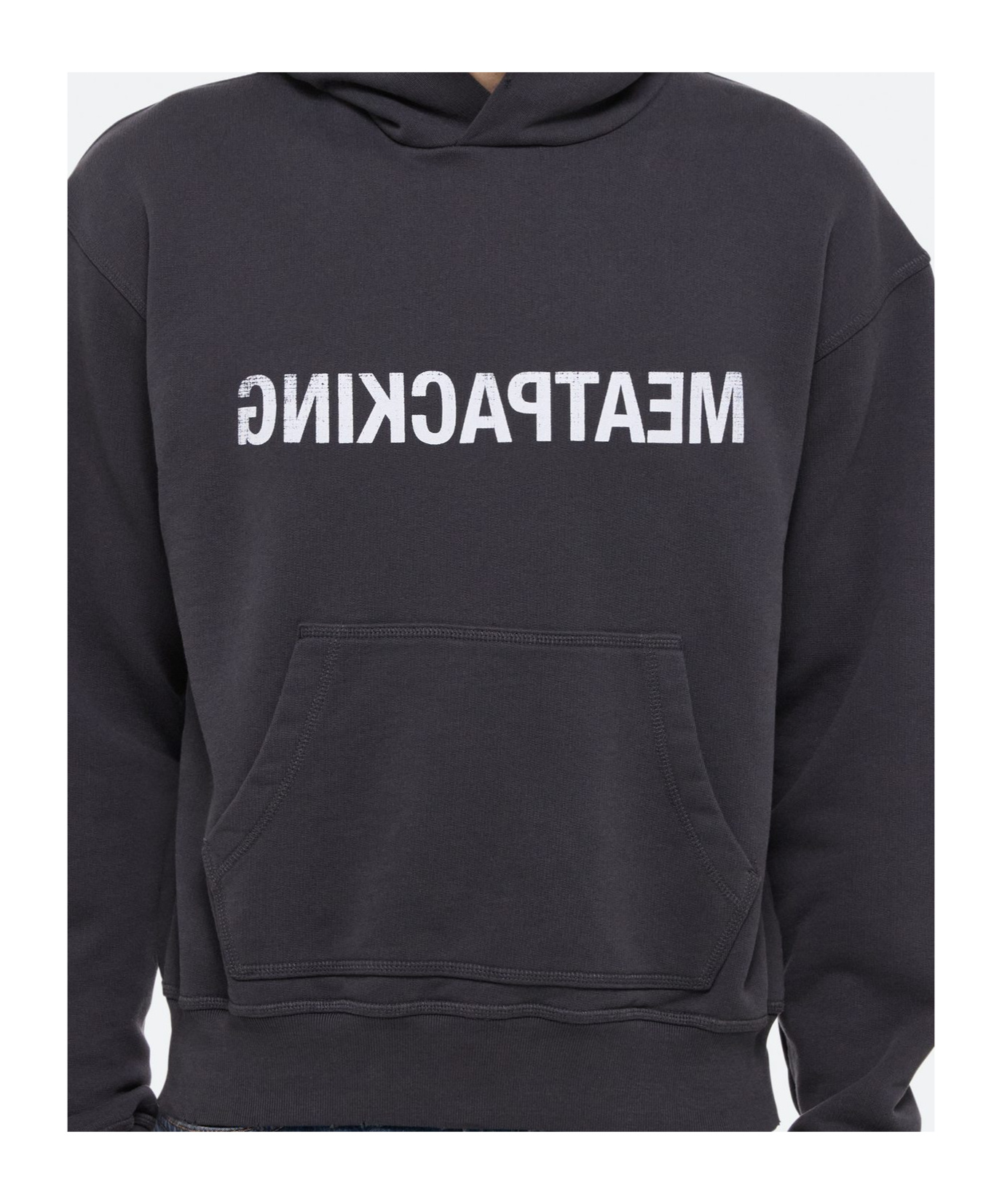 Helmut Lang Sweater Hoodie Kangaroo Pocket In Black