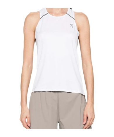 On Reflective-detailing Tank Top In Gray