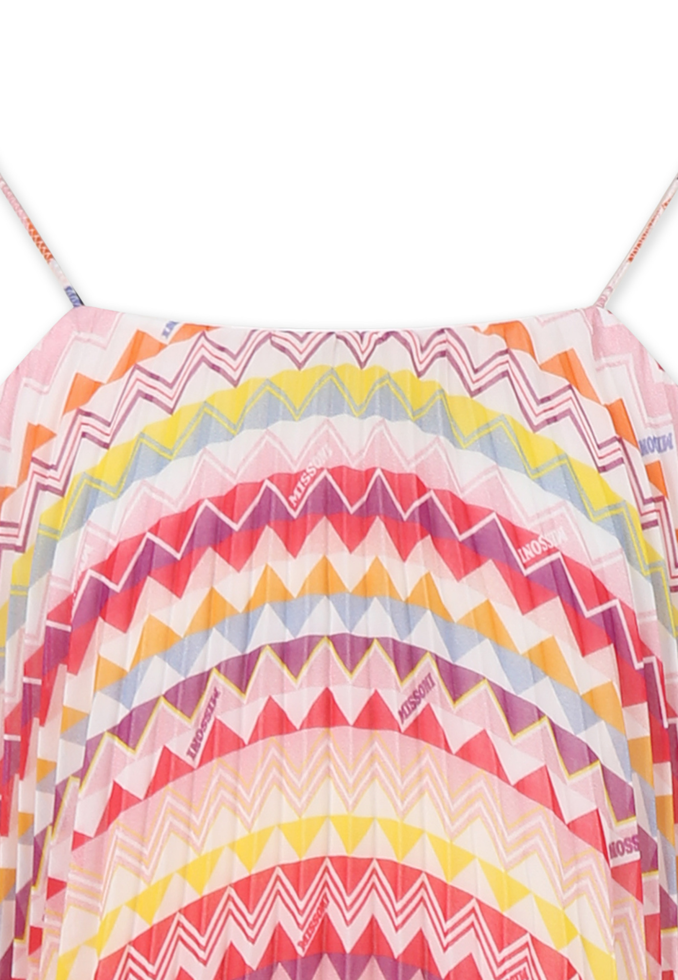 Missoni Pleated Dress In Pink