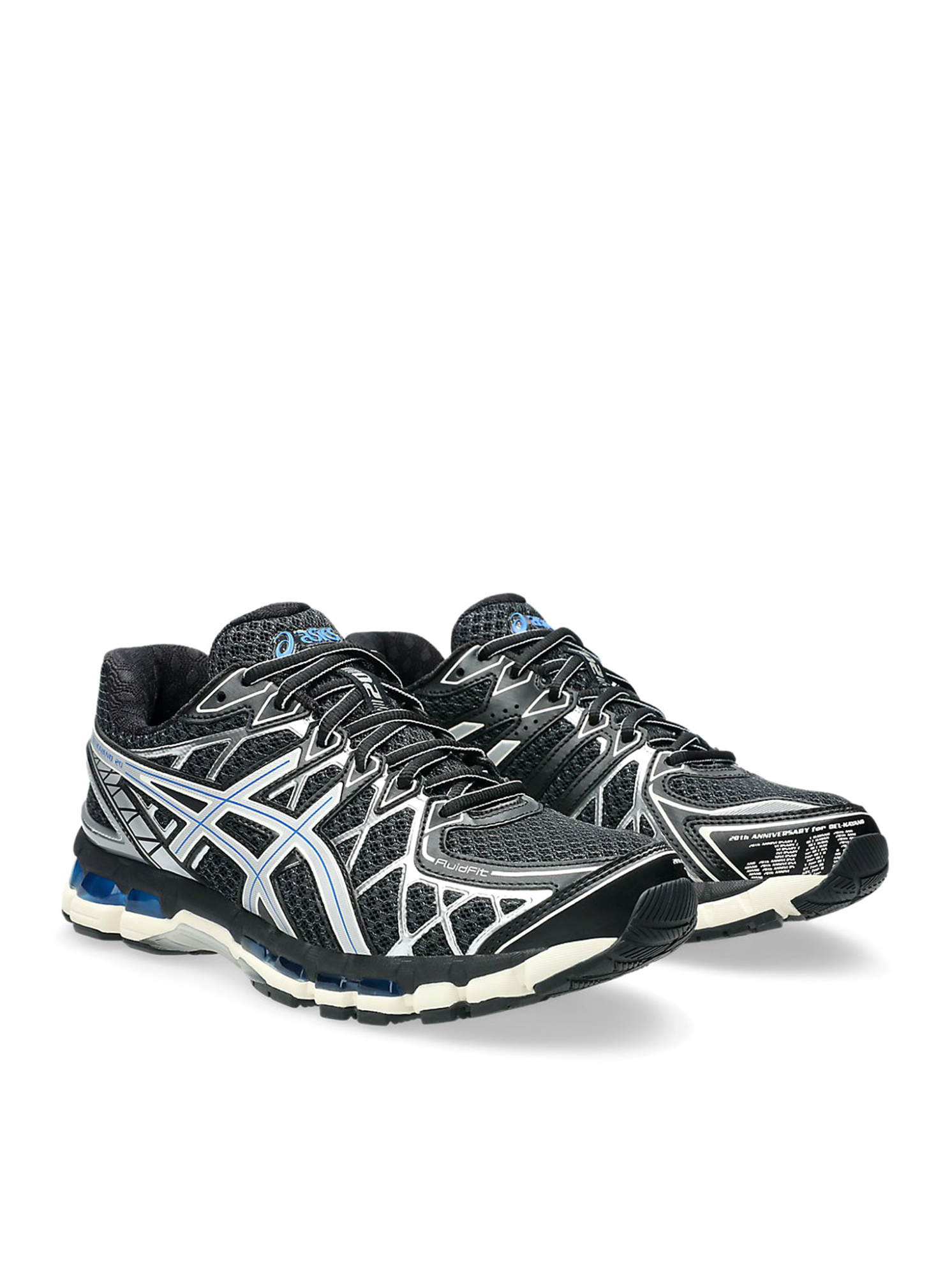 Asics Black Gel-kayano 20 Sneakers In Multicolor