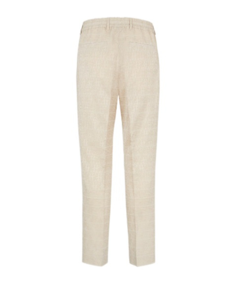 Fendi Sophisticated Stone Blend Trousers In Nude