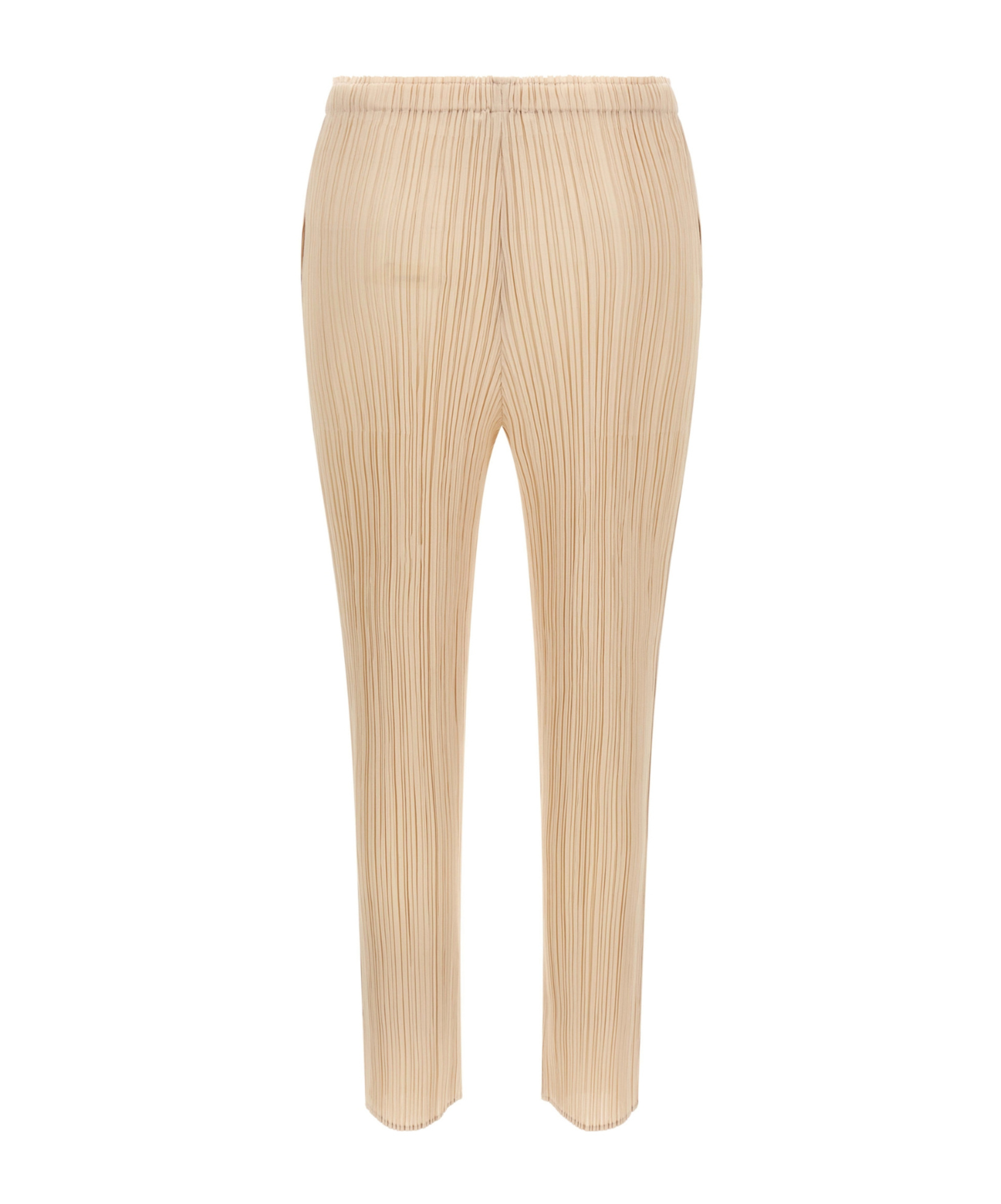 Issey Miyake Beige Monthly Colors July Pants In Burgundy