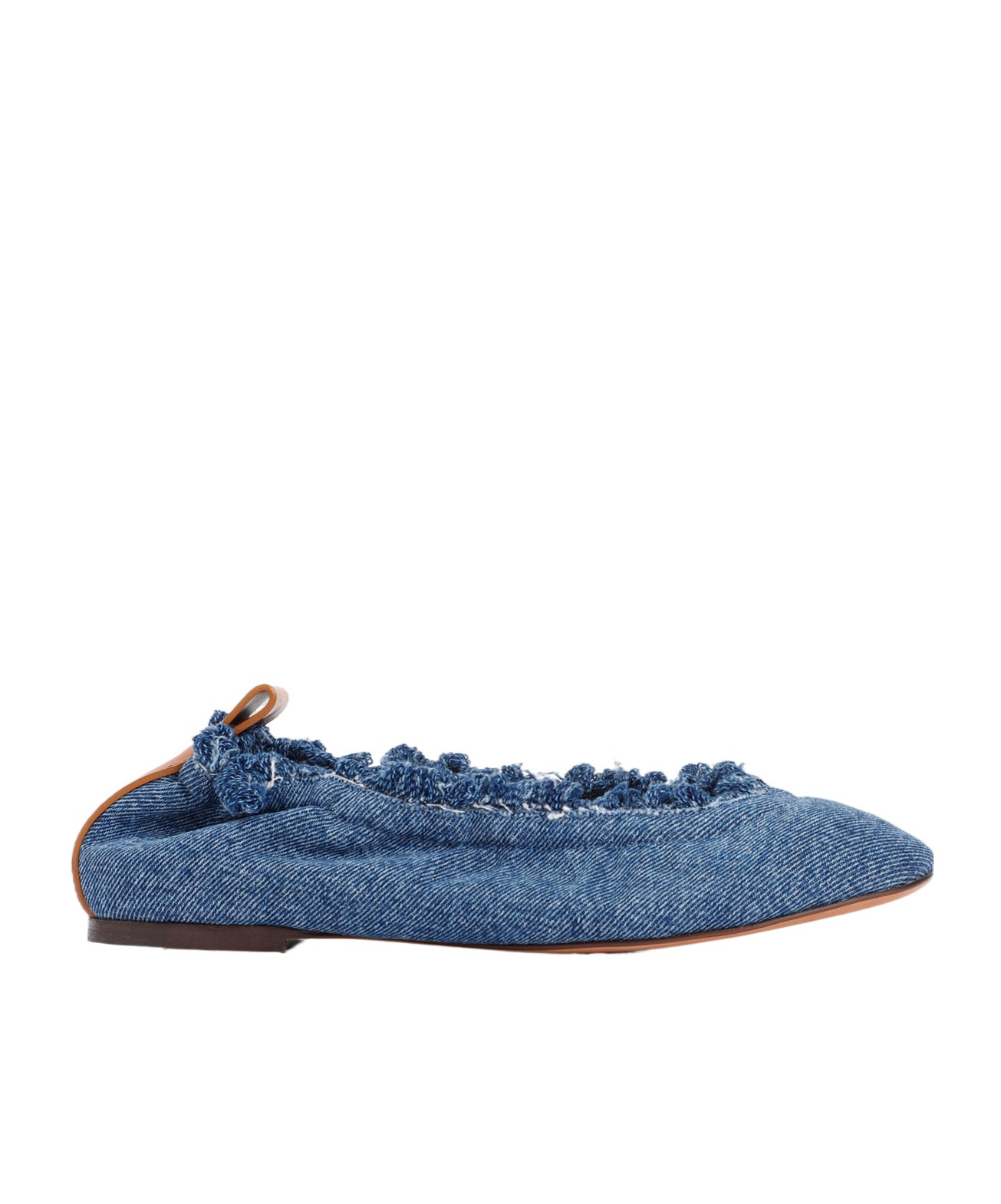 Lanvin La Ballerine En Denim Pour Femme In Blue