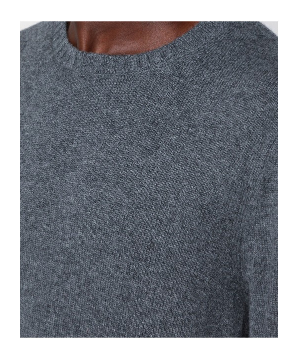 Drumohr Grey Crew-neck Sweater In Cashmere In Gray